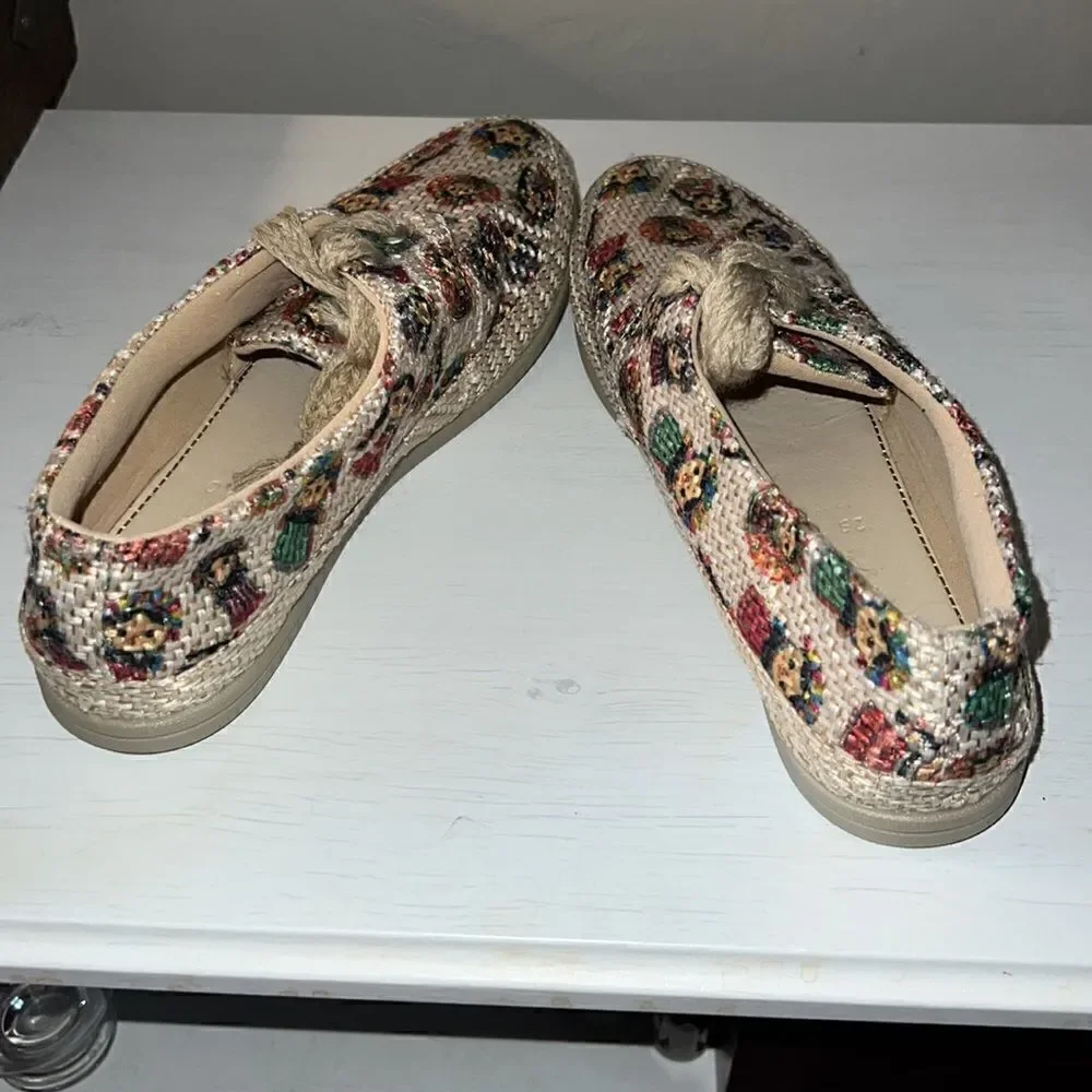 CALZALEON Woven Frida Kahlo Shoes-7.5